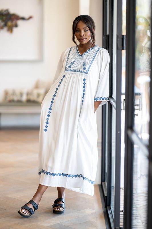 Santorini inspired dress