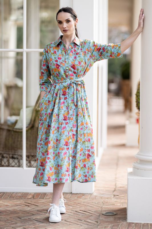 Tiffany blue shirt  dress