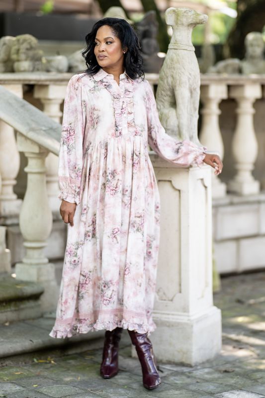 Mastik whispering florals dress