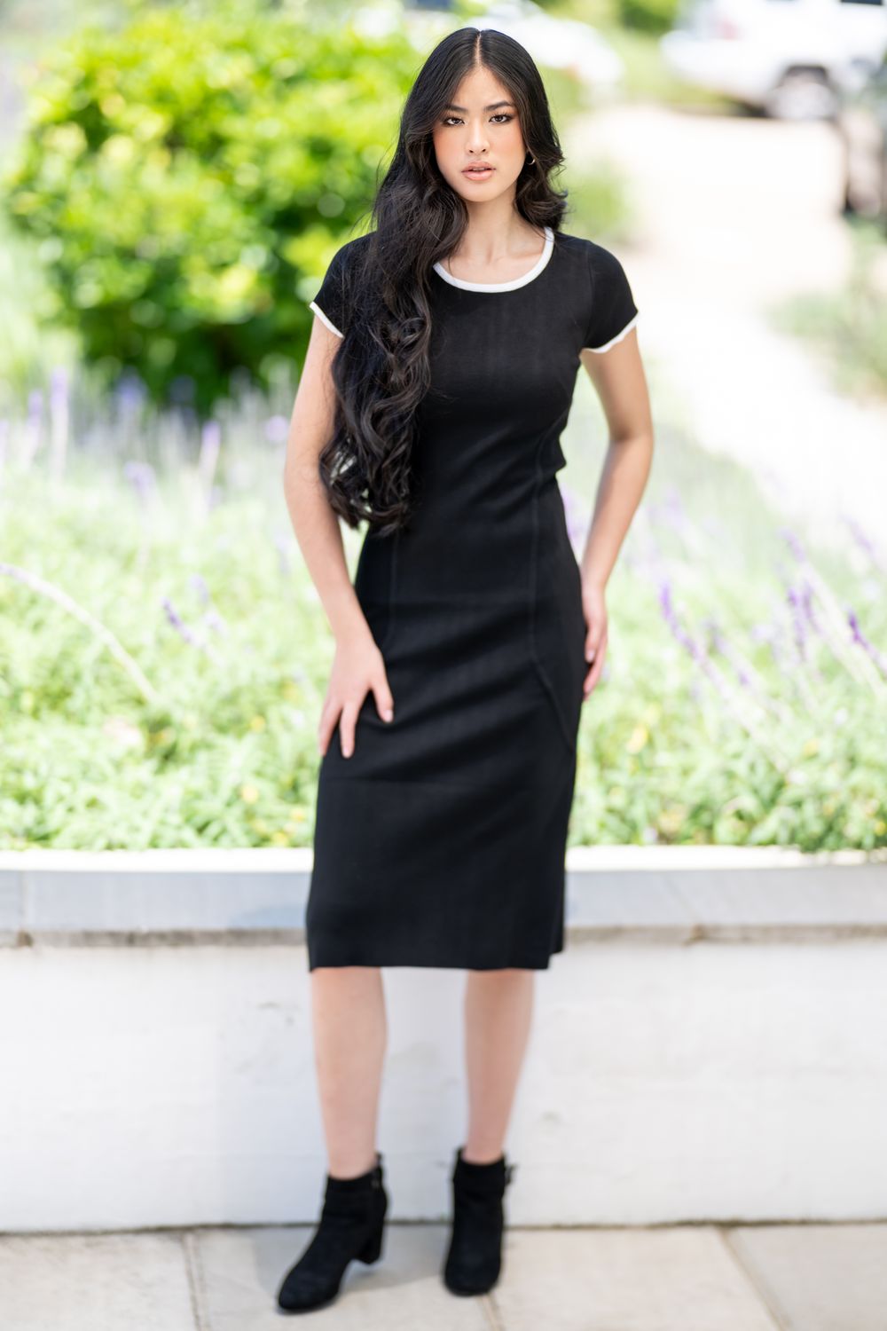 Mastik Elegant knit Dress and Cardigan set