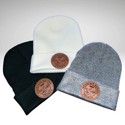 MMC Leather Patch Beanie
