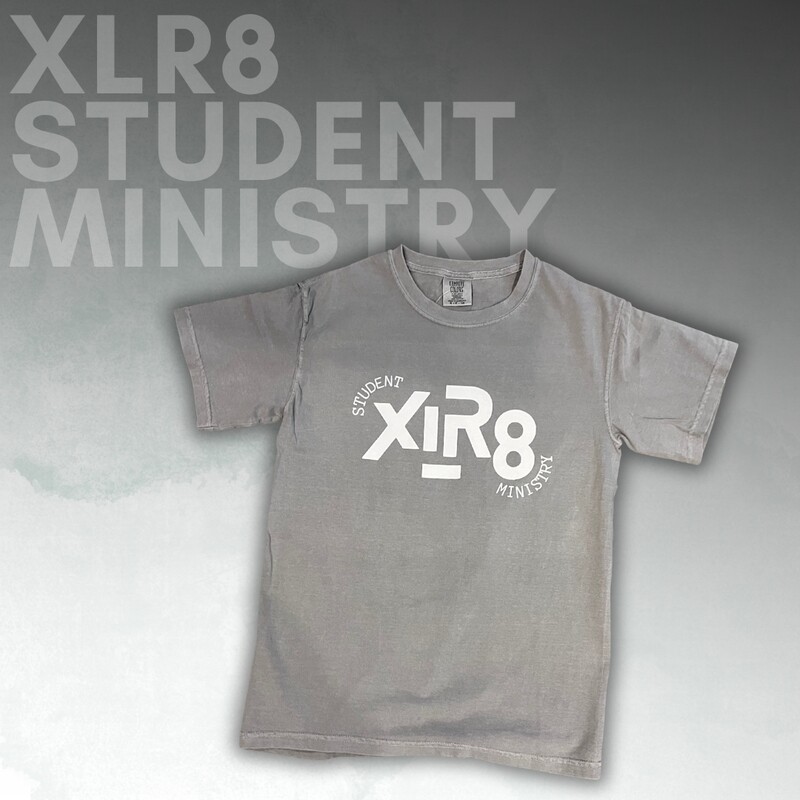XLR8 Student Ministry T-shirt - Grey