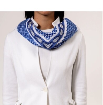 KEFFIYEH - LINDA BLUE