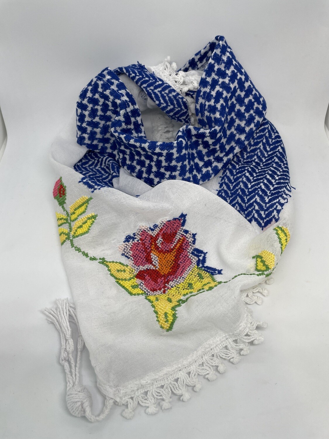 MINI HANA ROSE KEFFIYEH, Color: Yellow