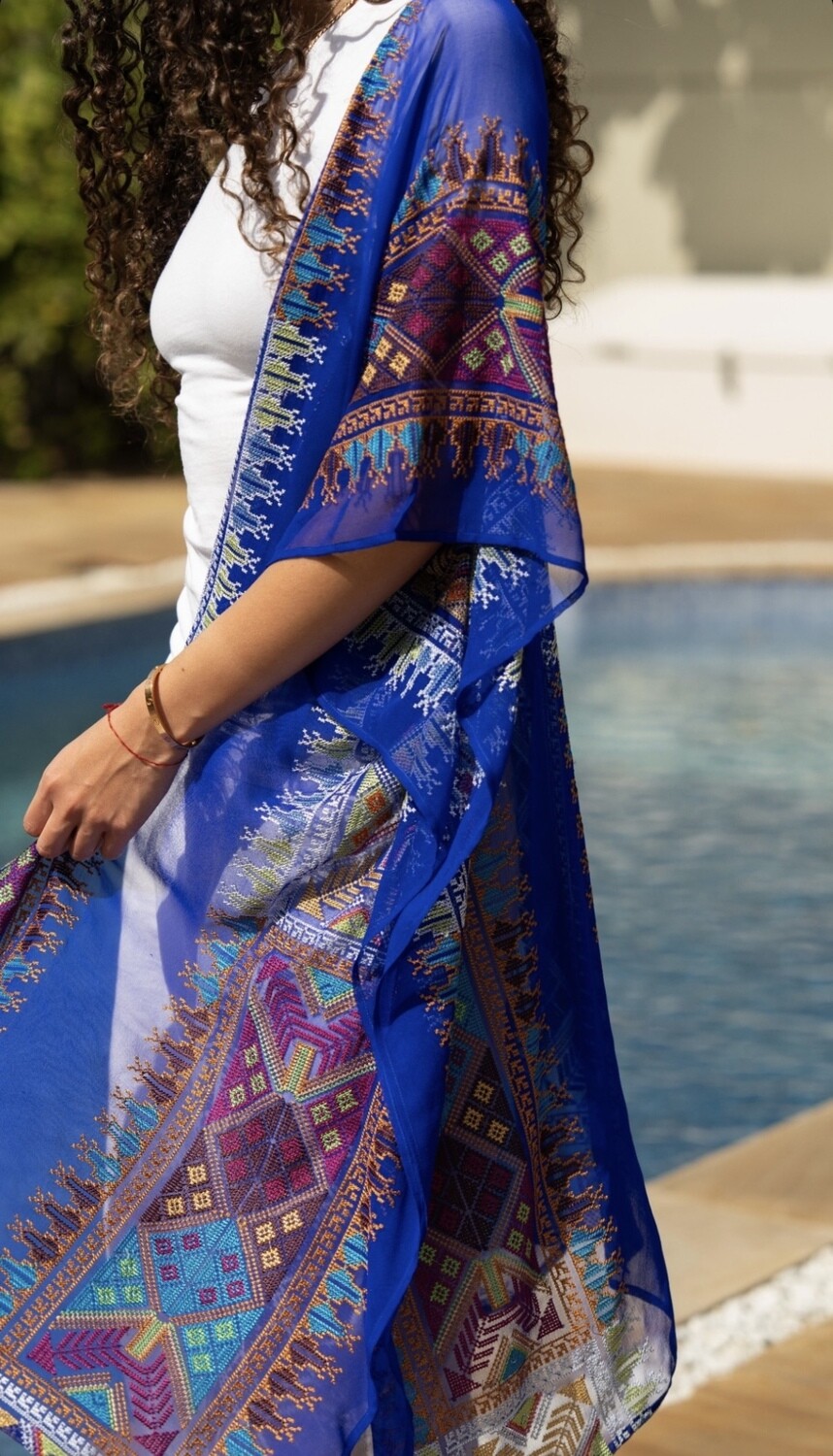 Kimono - Short, Color: Blue