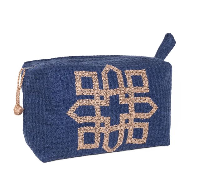 BEAUTY CASE, Embroidery Color: Taupe