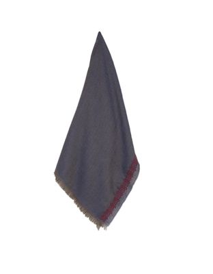 BLUE CASHMERE &amp; SILK SHAWL