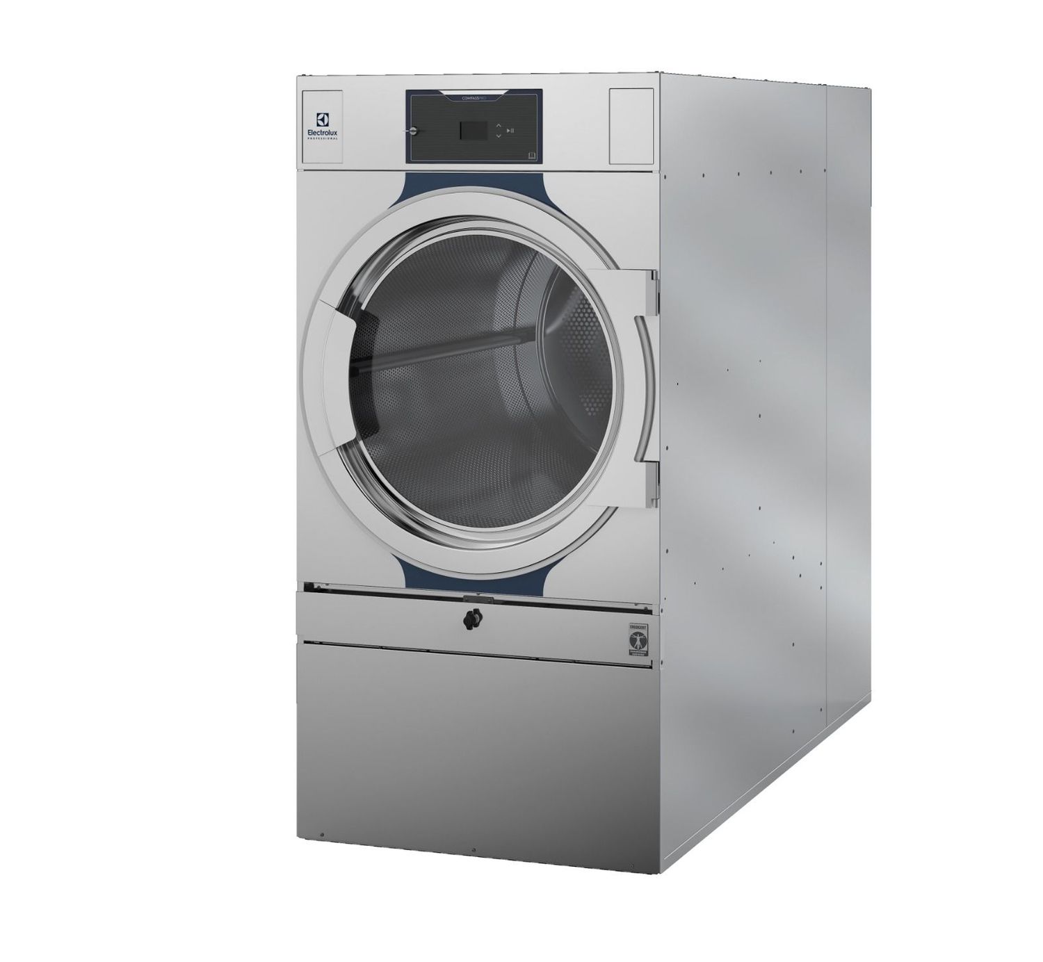 Secadora Electrolux Professional Línea 6000.  Eléctrica, gas GLP o vapor.  Capacidades de 17, 20, 24, 30, 37, 45, y 60  kilos.