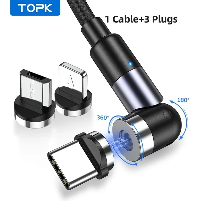 TOPK Magnetic Charger (Black)