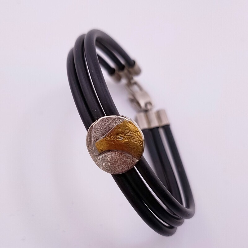 Goldglanzkautschuk-Armband