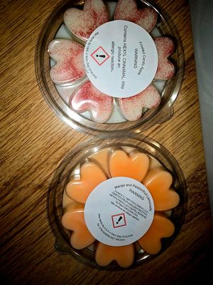 Citrus Bliss &amp; Frankincense heart shell clam