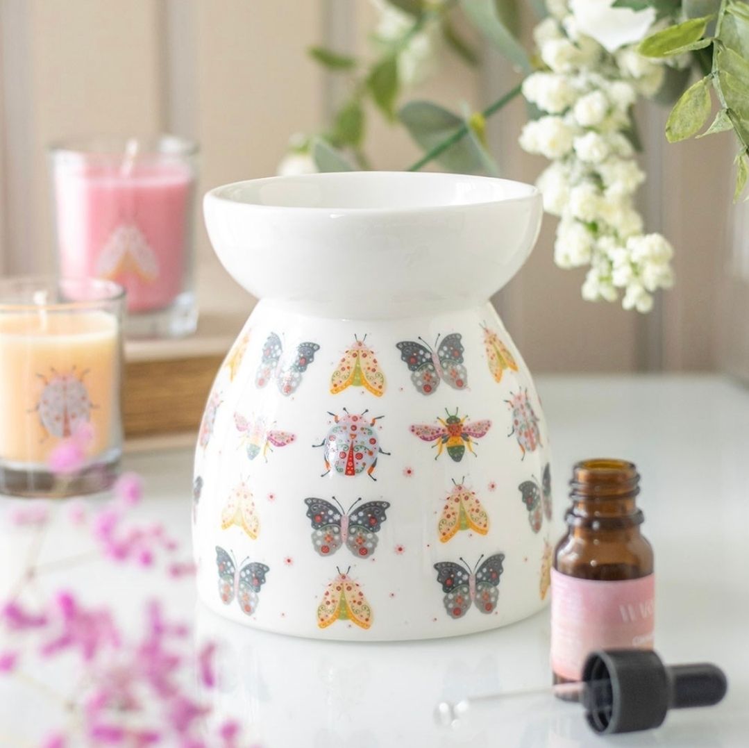 Floral Bug Print Burner