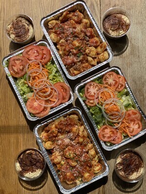 Cheese Tortellini Box - Complete meal for 4 people! Best Value