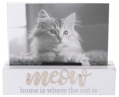Cat Frame MEOW - 4x6 Image