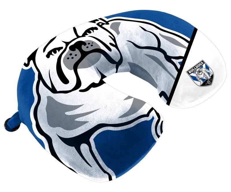 BULLDOGS TRAVEL PILLOW
