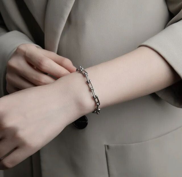 Jess Silver Chain Bracelet