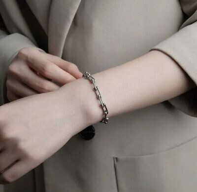 Jess Silver Chain Bracelet