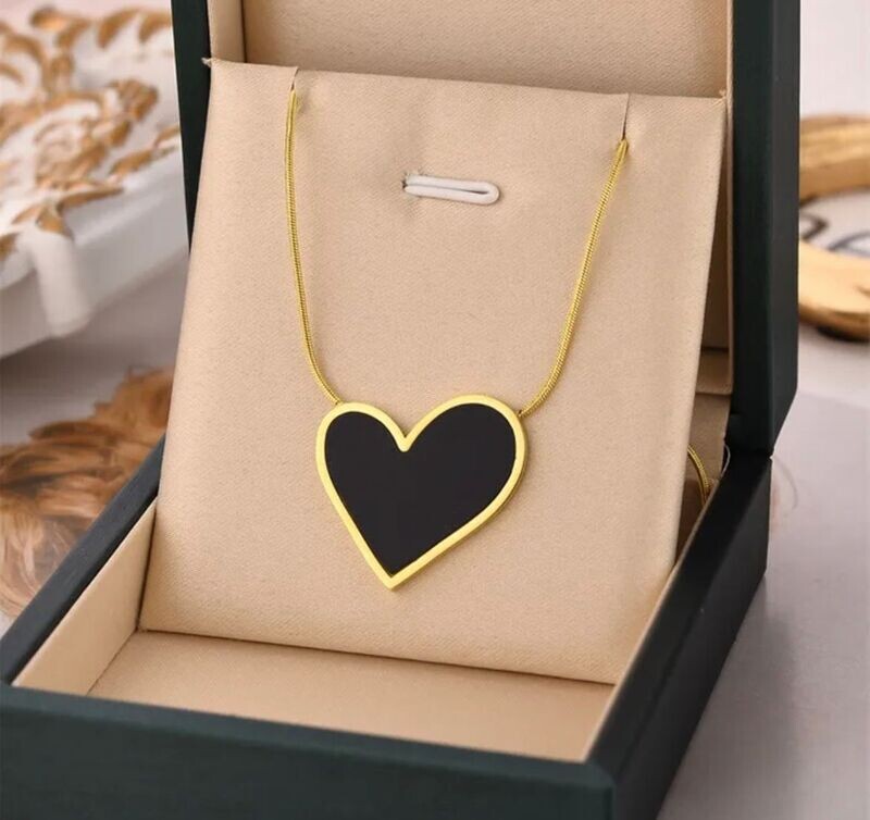 Gold Love Heart Necklace