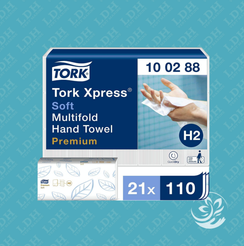 Tork Essuie-mains interfoliés Doux - 100288