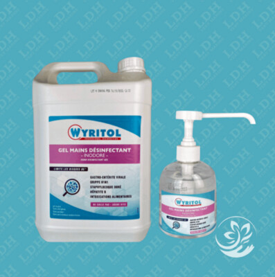 Wyritol gel hydro alcoolique - 300Ml et 5L