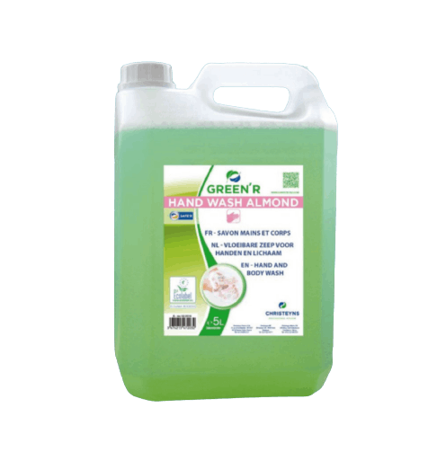 Gel douche mains et corps vrac Amande 5L - GREEN'R - Christeyns