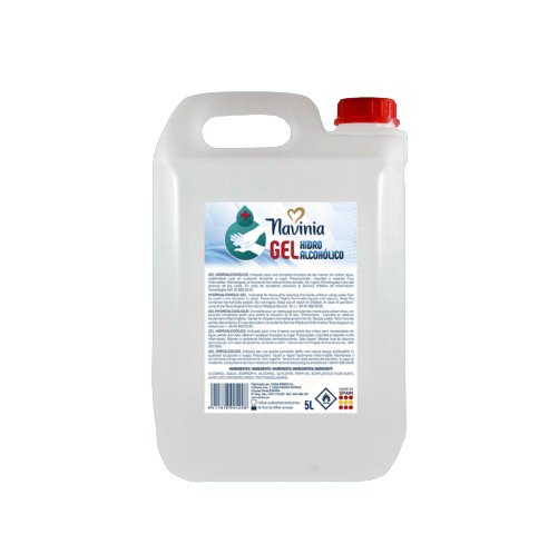 Gel hydro-alcoolique mains 5L - Parfum menthe