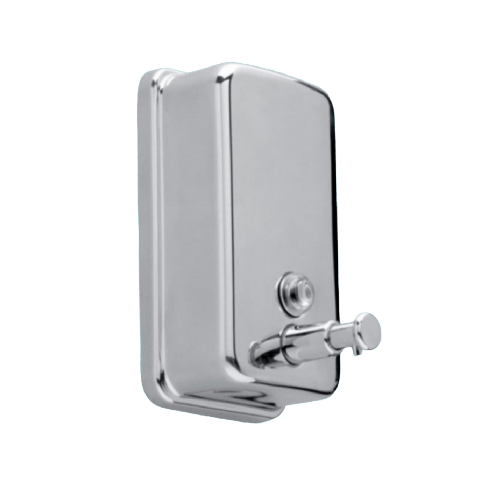 Distributeur de savon - Manuel - Gel - 850ml - Inox brillant
