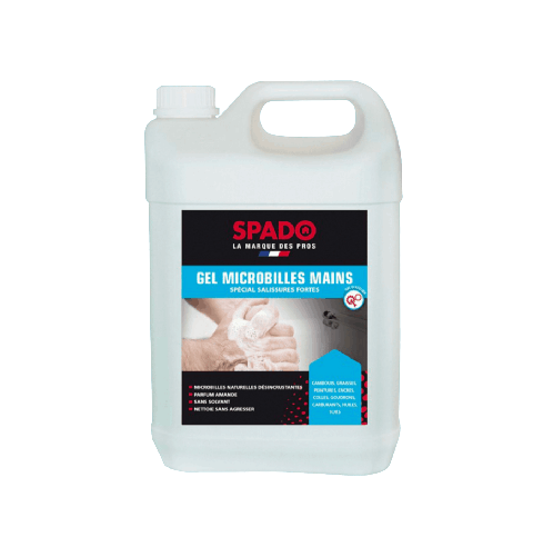 SPADO Gel microbilles mains 5L - Dégraissant pour les mains