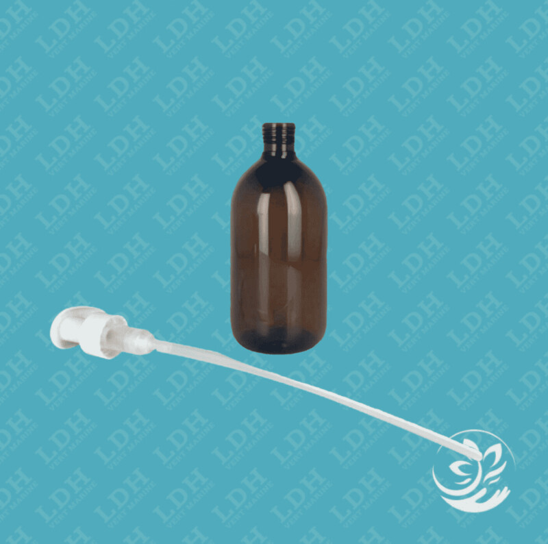 Distributeurs de savon rechargeables 500ML couleur ambre