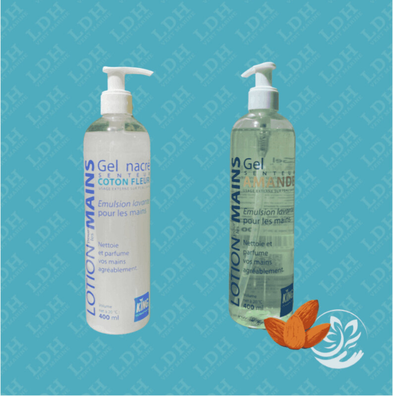 Savon mains Amande et Coton 400ml - KING