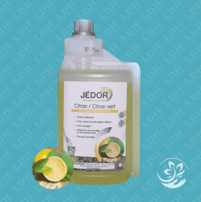 Jédor 2D Citron / Citron vert Nettoyant sols et surfaces, Désodorisant