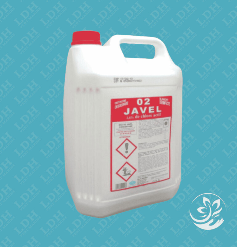 EAU DE JAVEL 2.6% - 5L