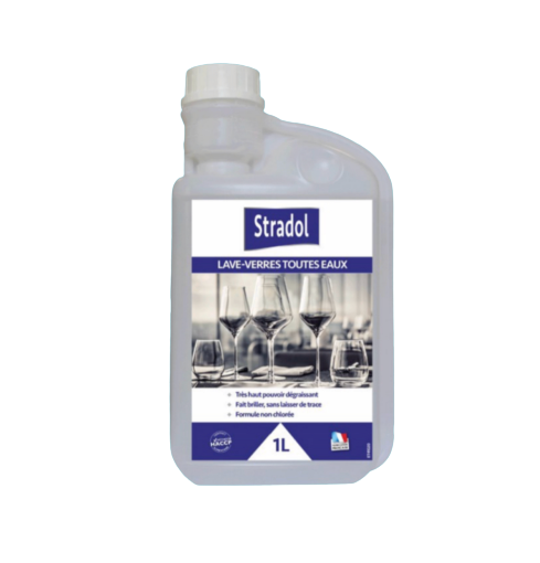 LAVE VERRES TOUTES EAUX 1L - STRADOL