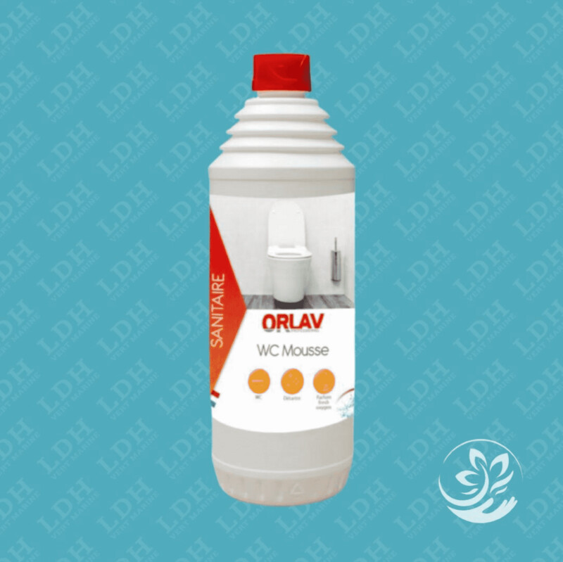 Détartrant surpuissant - WC MOUSSE - Bidon 1L - ORLAV