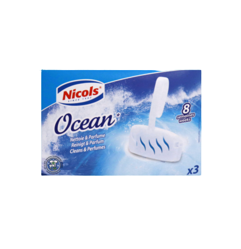 BLOC WC OCEAN - lot de 3 - Nicols