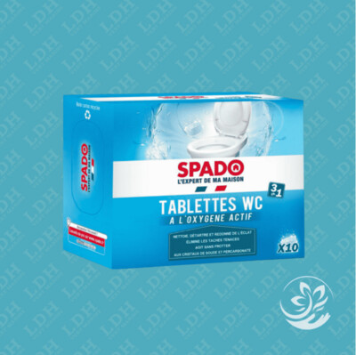 Tablette WC - Nettoie, détartre et élimine les taches - Spado - PAR 10