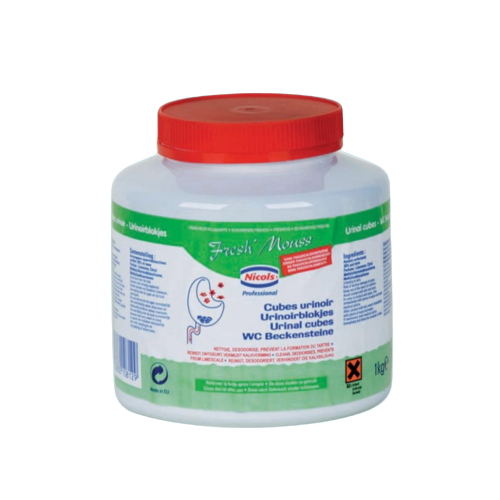 Cubes urinoirs parfumés FRESHMOUSS Nicols - Boite de 1kg