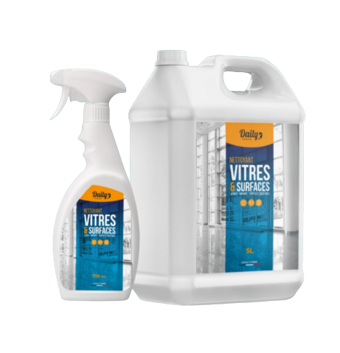 Nettoyant vitres et surfaces DAILY K - 750ML / 5L