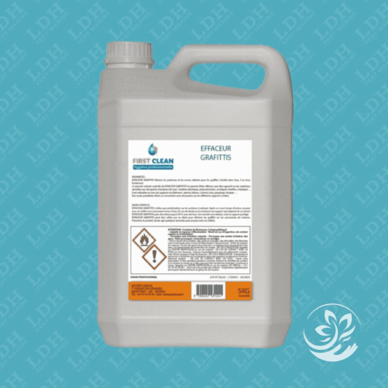 Efface graffitis surfaces sensibles - SOLV 04 - Bidon 5l - FIRST CLEAN