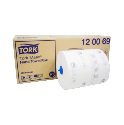 essuie-mains rouleau x6 Tork Matic H1 120069 épais et absorbants, longueur de 150m largeur de 21cm en 2 épaisseurs séchage des mains efficace