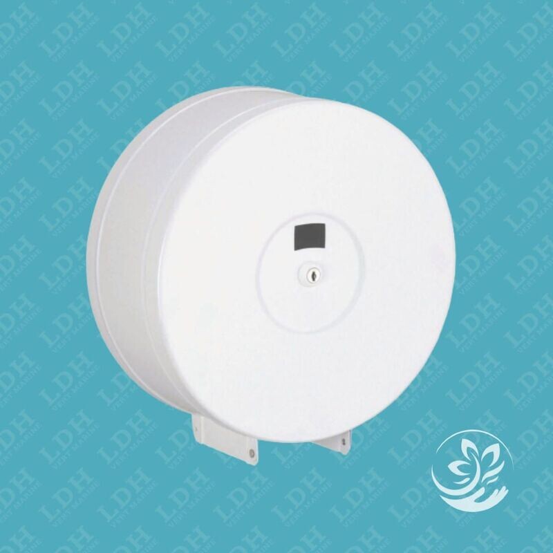 Distributeur Maxi jumbo papier toilette acier blanc - Rossignol