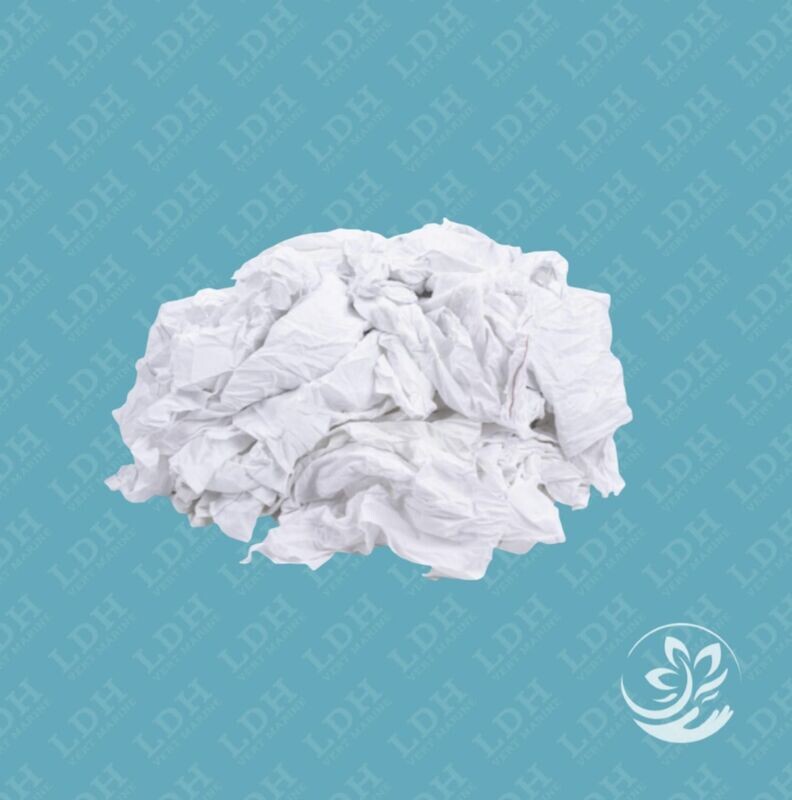 Chiffon en COTON de blanchisserie blanc optique draps - Ct de 10Kg