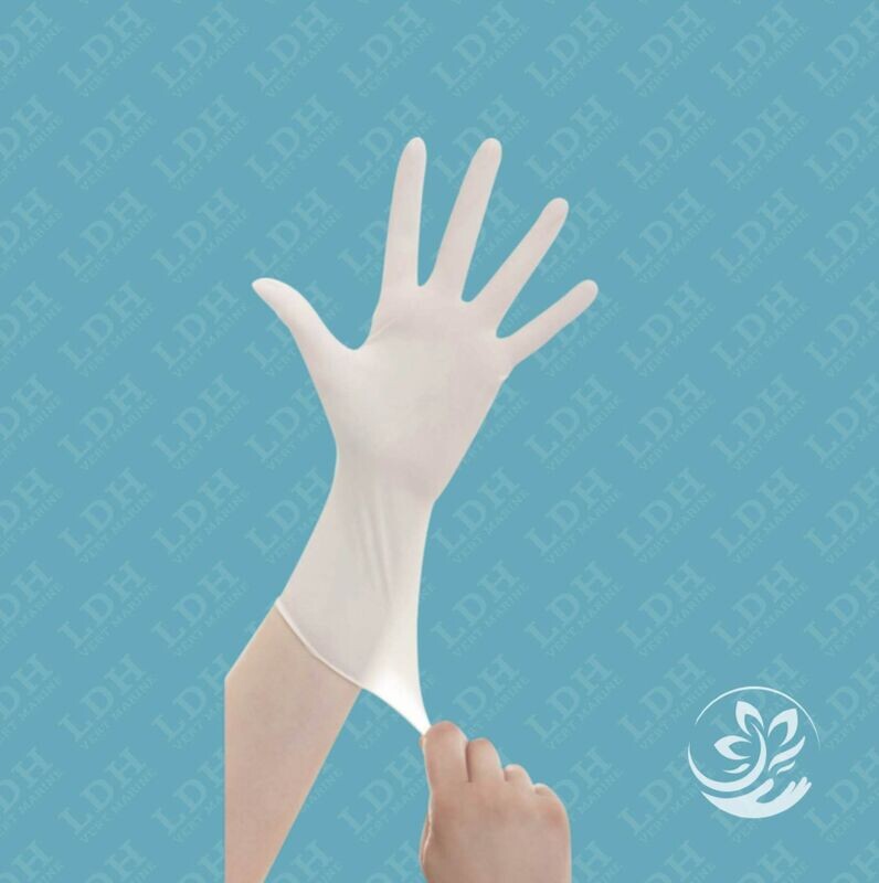 Gants vinyles jetables non-poudrés  x100
