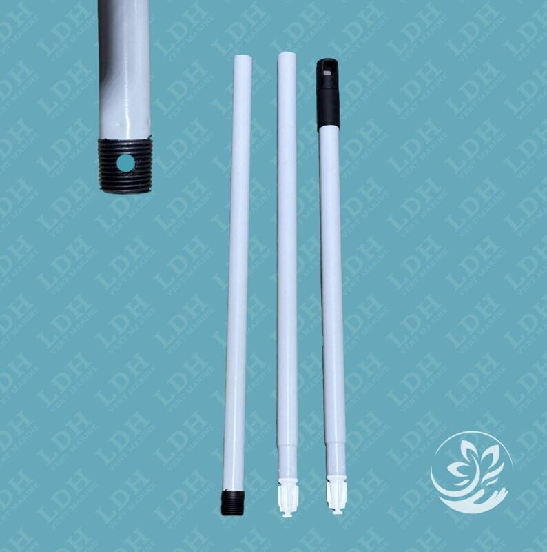 MANCHE ACIER 140 CM - AVEC FILETAGE FRANÇAIS