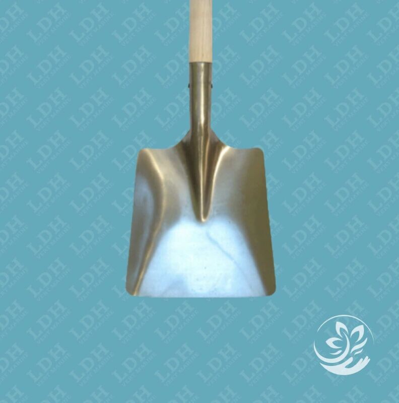 Pelle creuse 24 cm en aluminium - avec son manche 120 cm