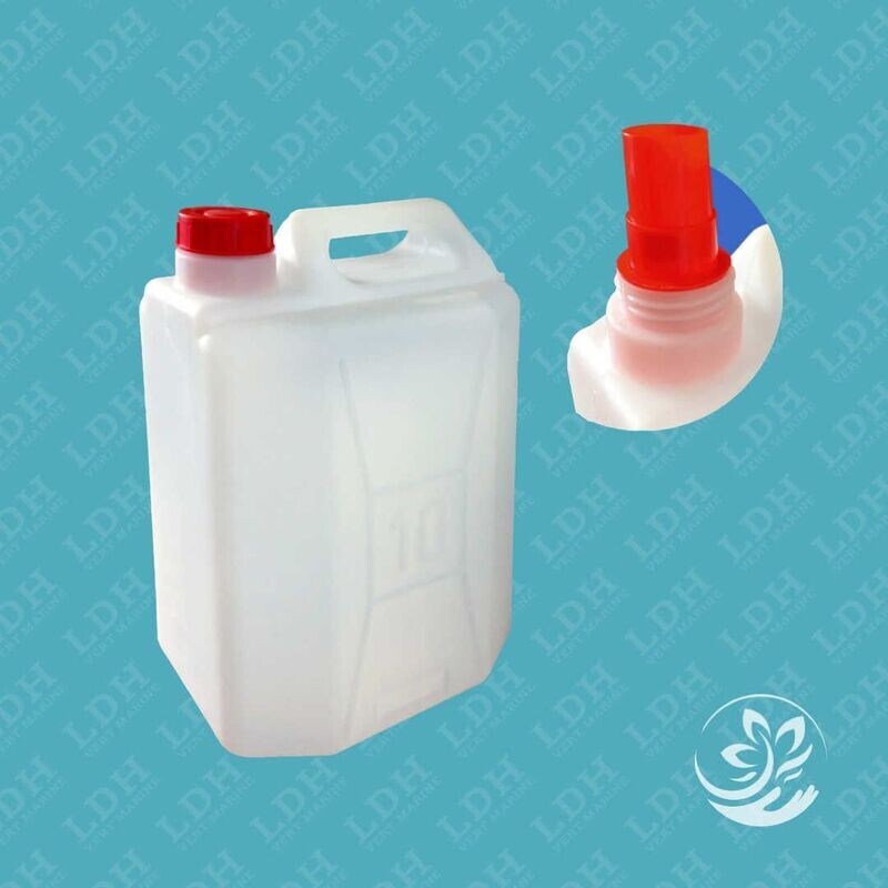 Jerrican 10L avec goulot télescopique