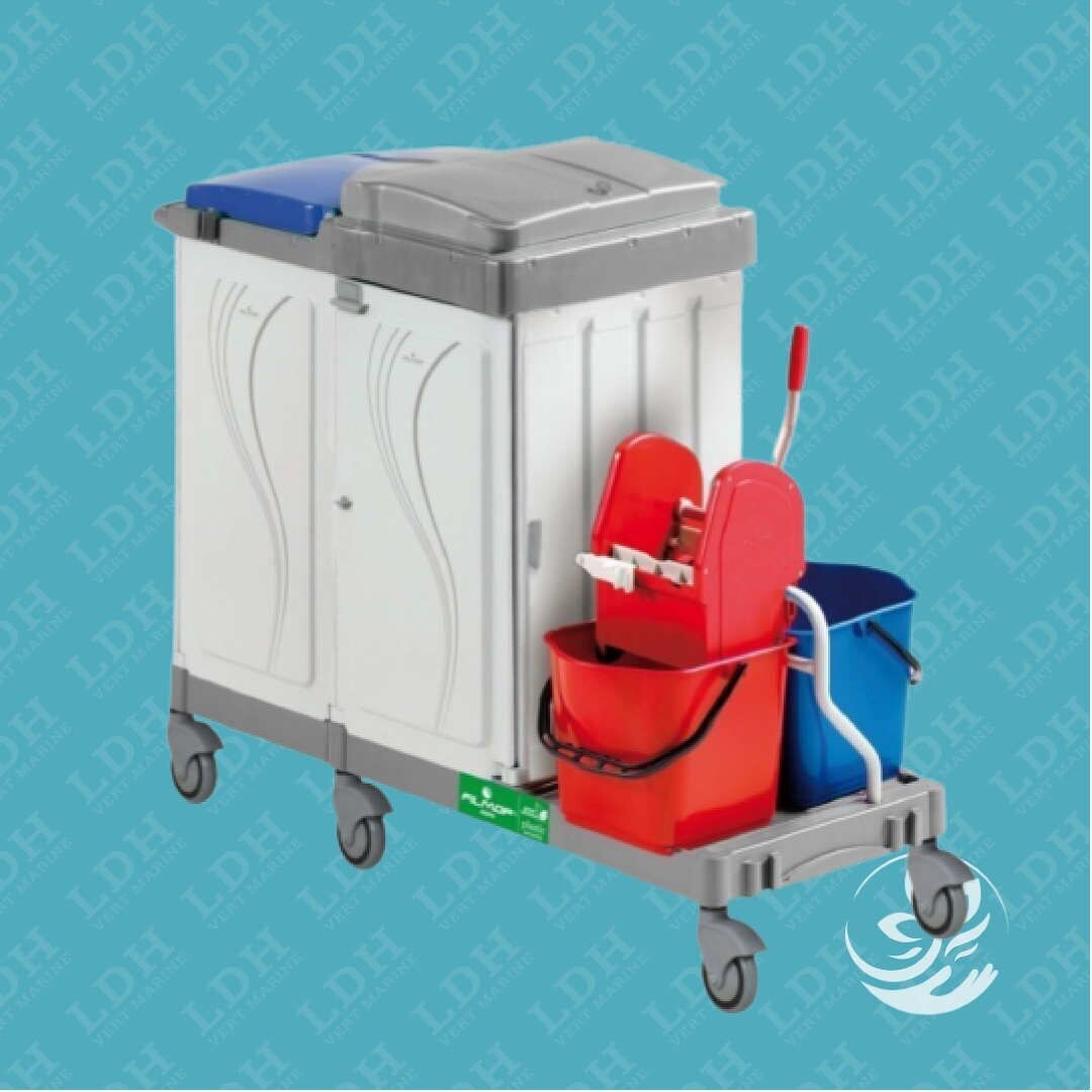 Chariot de ménage et de lavage sécurisé filmop ALPHA 18024