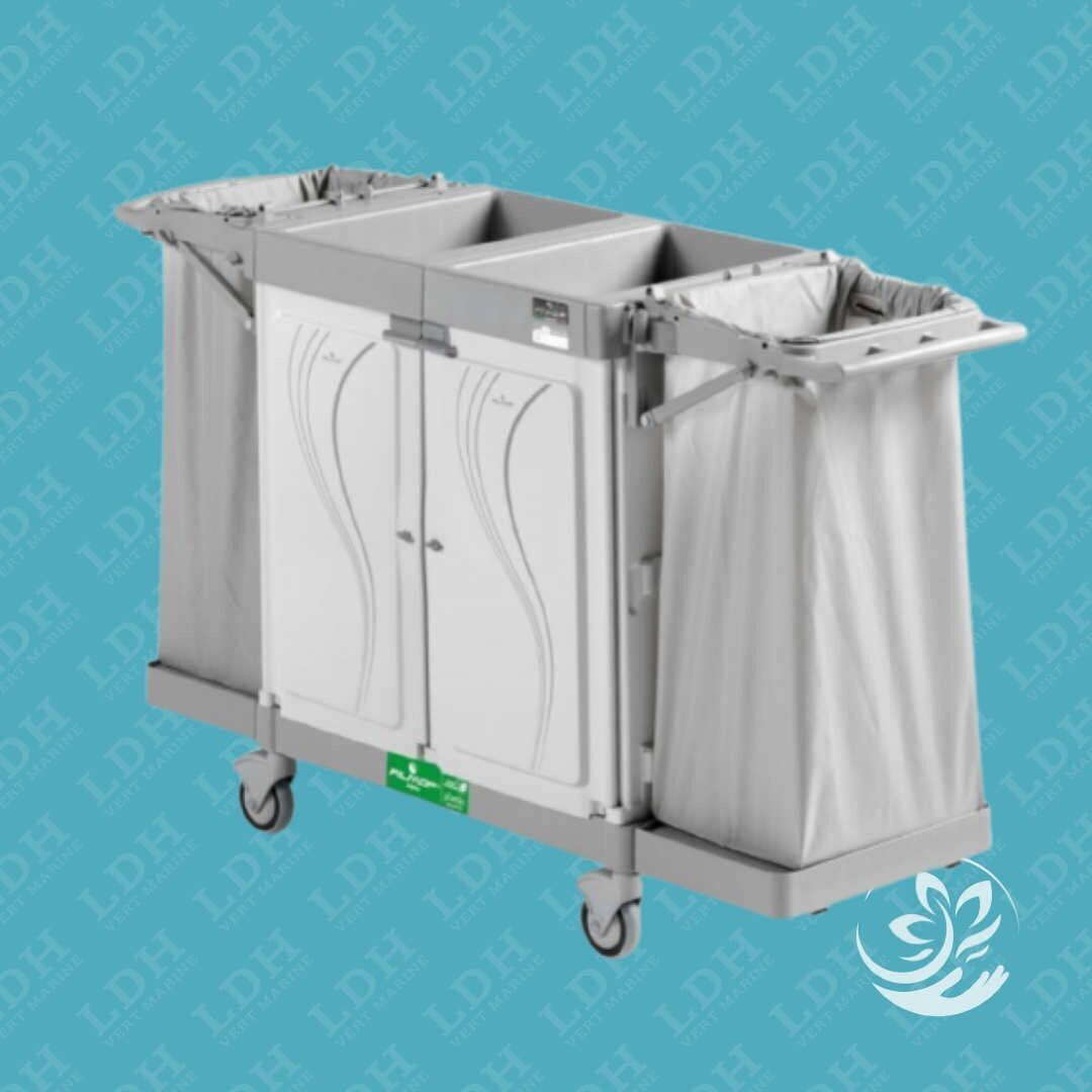 Chariot linge hotel et nettoyage ALPHA HOTEL 6301 -filmop