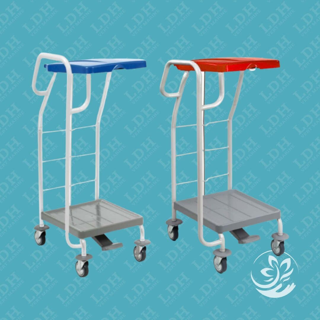 Chariot ramassage linge 1 support sac 70 L - Filmop