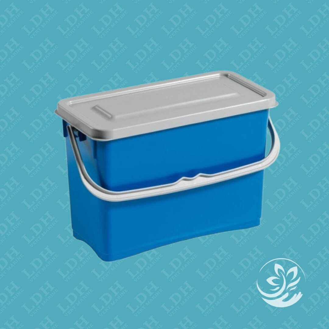 Seau 8 litres avec couvercle TOP-DOWN